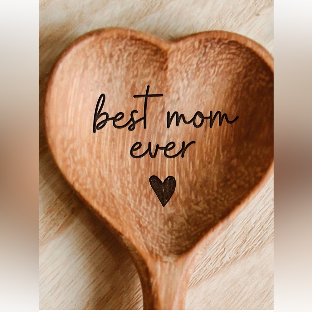 Heartfelt Engraved Wooden Spoon for Mom!  Includes box! Great Gift!